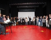 Betriebschor singt mit viel Elan und Freude den Jubiläumssong