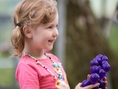 Heute hatten die Kinder der Mitarbeiterinnen viel Spaß